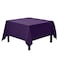Gee Di Moda Square Tablecloth 85 x 85 Inch Purple Table Cloth for Large Square or Round Tables Heavy Duty Washable Fabric for Buffet Table Holiday Party Dinner Wedding Baby Shower