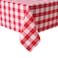 Hiasan Checkered Rectangle Tablecloth Stain Resistant Waterproof and Wrinkle Resistant Washable Table Cloth for Dining Room 54 x 80 Inch Red and White Gingham Pattern