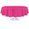 Grandipity Hot Pink Plastic Table Cloth Disposable 6 Pk 84in Round Tablecloth Premium Party Table Cloths Disposable Perfect Table Cloth Round Cover for Any Table Up to 6 Feet