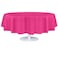 Grandipity Hot Pink Plastic Table Cloth Disposable 6 Pk 84in Round Tablecloth Premium Party Table Cloths Disposable Perfect Table Cloth Round Cover for Any Table Up to 6 Feet
