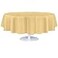 Grandipity Ivory Plastic Table Cloth Disposable 6 Pk 84in Round Tablecloth Premium Party Table Cloths Disposable Perfect Table Cloth Round Cover for Any Table Up to 6 Feet