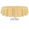 Grandipity Ivory Plastic Table Cloth Disposable 6 Pk 84in Round Tablecloth Premium Party Table Cloths Disposable Perfect Table Cloth Round Cover for Any Table Up to 6 Feet