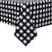 sancua Checkered Vinyl Rectangle Tablecloth 52 x 70 Inch 100 Waterproof Oil Proof Spill Proof PVC Table Cloth Wipe Clean Table Cover for Dining Tables Buffet Parties Black and White