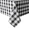 Hiasan Checkered Rectangle Tablecloth Stain Resistant Waterproof and Wrinkle Resistant Washable Table Cloth for Dining Room 54 x 80 Inch Black and White Gingham Pattern