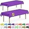 DecorRack 2 Rectangular Tablecloths BPAFree Plastic 54 x 108 Inch Disposable or Reusable Table Cover for Parties Picnic Outdoor Purple 2 Pack Individually Wrapped