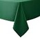 Biscaynebay Textured Fabric Christmas Tablecloths 60x108 Inches Rectangular Hunter Green Water Resistant Tablecloths for Dining Kitchen Wedding Parties etc Machine Washable
