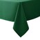 Biscaynebay Textured Fabric Christmas Tablecloths 60x108 Inches Rectangular Hunter Green Water Resistant Tablecloths for Dining Kitchen Wedding Parties etc Machine Washable