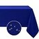 Softalker Rectangle Tablecloth Waterproof Table Cloths Wrinkle Free Fabric Washable Polyester Table Cover for Dining Tables Party Outdoor Camping Parties Buffet 60 x 84 inch Royal Blue