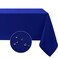 Softalker Rectangle Tablecloth Waterproof Table Cloths Wrinkle Free Fabric Washable Polyester Table Cover for Dining Tables Party Outdoor Camping Parties Buffet 60 x 84 inch Royal Blue