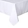 sancua Square Tablecloth 70 x 70 Inch Water Resistant Spill Proof Washable Polyester Table Cloth Decorative Fabric Table Cover for Dining Tables Buffet Parties and Camping White