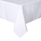 sancua Square Tablecloth 70 x 70 Inch Water Resistant Spill Proof Washable Polyester Table Cloth Decorative Fabric Table Cover for Dining Tables Buffet Parties and Camping White