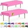 DecorRack 2 Rectangular Tablecloths BPAFree Plastic 54 x 108 Inch Disposable or Reusable Table Cover for Parties Picnic Outdoor Pink 2 Pack Individually Wrapped