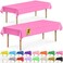DecorRack 2 Rectangular Tablecloths BPAFree Plastic 54 x 108 Inch Disposable or Reusable Table Cover for Parties Picnic Outdoor Pink 2 Pack Individually Wrapped