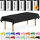 DecorRack 6 Rectangular Tablecloths BPAFree Plastic 54 x 108 inch Dining Table Cloth Rectangle Table Cover for Parties Picnic Camping and Outdoor Disposable or Reusable Black 6 Pack