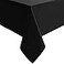 Hiasan Black Tablecloth for Rectangle Tables Waterproof and Spillproof Washable Fabric Table Cloth for Dining Room Kitchen Party 60 x 102 Inch