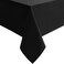 Hiasan Black Tablecloth for Rectangle Tables Waterproof and Spillproof Washable Fabric Table Cloth for Dining Room Kitchen Party 60 x 102 Inch