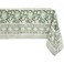 ATOSII Meraki Green 100 Cotton Rectangle Tablecloth Hand Block Print Washable Table Cover Dining Christmas Parties Outdoors Weddings Thanksgiving Halloween Fall Decor 60 X 108 Inches 8 Seater
