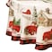 Elrene Home Fashions Vintage Truck Christmas Tree Farm Polyester Tablecloth 70 Round