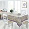 Home Bargains Plus Provence Rectangle Tablecloth 60 x 102 Inch Blanchard Field of Lilacs Floral Print Wrinkle and Stain Resistant Fabric Table Cloth