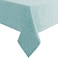 Hiasan Faux Linen Rectangle Tablecloth Wrinkle and Stain Resistant Washable Table Cloth for Kitchen Dining Room Holiday Table Cover for Party Dinner Aqua 90 x 156 Inch
