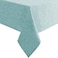 Hiasan Faux Linen Rectangle Tablecloth Wrinkle and Stain Resistant Washable Table Cloth for Kitchen Dining Room Holiday Table Cover for Party Dinner Aqua 90 x 156 Inch