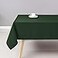 Wewoch Hunter Green Rectangle Tablecloth Wrinkle Resistant Washable Fabric Table Cloth for Dining Kitchen Parties Weddings and Outdoor Use 60 Inch by 104 Inch