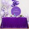 B-COOL BCOOL Purple Sequin Tablecloth 60x102 Inch Sparkly Kitchen Cloth Glitter Table Drape Overlay for Wedding Halloween Carnival Birthday Party Decorations