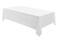 Aocoz Rectangle Tablecloths 90x156 Inch 1 Pack White Tablecloth for 8ft Stain Resistant Washable Decorative Linen Polyester Table Cloths for 8 Foot Dining Table Banquets Buffet Parties and Wedding