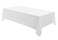 Aocoz Rectangle Tablecloths 90x156 Inch 1 Pack White Tablecloth for 8ft Stain Resistant Washable Decorative Linen Polyester Table Cloths for 8 Foot Dining Table Banquets Buffet Parties and Wedding