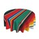 YETTA YANG Mexican Blanket Serape Stripe Pattern Sarapes Mantel Mexicano Waterproof Picnic Round Table Cloth Cover Decorations Fabric 60 Inch Circular Tablecloth For 2047 Inch Home Dining Room Kitchen