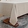 L Linen Linen World Linen Tablecloth100 French Linen Natural Tablecloth 132 x 90 InchWashable Rectangular Tablecloth for DiningOutdoorWeddings and RestaurantsDecorative Thanksgiving Christmas