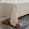 L Linen Linen World Linen Tablecloth100 French Linen Natural Tablecloth 132 x 90 InchWashable Rectangular Tablecloth for DiningOutdoorWeddings and RestaurantsDecorative Thanksgiving Christmas