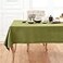 Solino Home Linen Tablecloth 60 x 90 Inch Classic Hemstitch 100 Pure Linen Avocado Green Table Cloth for Rectangle Tables Machine Washable Tablecloth for Summer