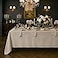 D'Moksha Homes Signature Linen by DMoksha Natural Tablecloth Rectangle Tablecloth 60 x 144 Inch 100 Pure Linen Hemstitch Machine Washable Long Table Cloth Summer Fathers Day