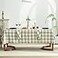 EVERLY 100 YarnDyed Linen Rectangle Tablecloths 60x120Inches for DiningBuffet PartiesPicnicEvents and RestaurantsDecorative HalloweenThanksgiving Machine Washable TableclothsSage Green Plaid