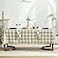 EVERLY 100 YarnDyed Linen Rectangle Tablecloths 60x108Inches for DiningBuffet PartiesPicnicEvents and RestaurantsDecorative HalloweenThanksgiving Machine Washable TableclothsSage Green Plaid