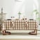 EVERLY 100 YarnDyed Linen Rectangle Tablecloths 60x108Inches for DiningBuffet PartiesPicnicEvents and RestaurantsDecorative HalloweenThanksgiving Machine Washable TableclothsBrown Plaid