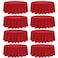 Fivenl 8 Pack Premium Round Tablecloth 108 Inch Red Round Table Covers Bulk Washable Polyester Fabric Round Table Clothes for Wedding Party Reception Banquet Buffet Restaurant Red 108 Inch