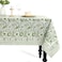 CPC COTTON CPC Block Print Tablecloth Agate Green 90x60 Rectangular 100 Cotton Reusable Table Cover Everyday Decorative Table Cloth Use for Dining Farmhouse Home Gift for Spring Mothers Day