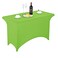 LZY Spandex Fitted Stretch Table Cover for 4ft or 6ft or 8ft Folding Table Rectangular Cocktail Tablecloth Perfect for Party or Banquet