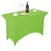 LZY Spandex Fitted Stretch Table Cover for 4ft or 6ft or 8ft Folding Table Rectangular Cocktail Tablecloth Perfect for Party or Banquet