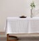 EVERLY Pure Linen Hemstitch Tablecloth100 Stonewashed French Linen tablecloths for Kitchen Dining Rectangle Tables60x132Inch Machine Washable Christmas Thanksgiving Organic TableclothWhite