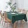 maxmill Textured Rectangular Tablecloth Water Resistance Antiwrinkle Spillproof Soft Jacquard Table Cloth for Dining Room Buffet Banquet Parties and Holiday Dinners 60 x 104 Inch Hunter Green