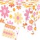 Augisteen Groovy Daisy Tablecloth Plastic Boho Flowers Table Covers Retro Hippies Flower Disposable Rectangle Tablecloths for 70s Boho Birthday Baby Shower Wedding Party 54 x 108 Inch 4 PCS