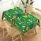 Heyfary Merry Christmas Tablecloth Xmas Green Elf Winter Birthday Party Decoration Holiday Home Kitchen Dining Room Rectangular Table Decor 60104