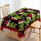 Hafangry Green Christmas Tablecloth Merry Xmas Winter Holiday Party Decoration Rectangular Kitchen Dining Room Home Decor 6084 inch