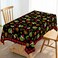 Hafangry Merry Christmas Tablecloth Xmas Green Elf Winter Holiday Party Decoration Rectangular Kitchen Dining Room Home Decor 6084inches