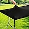 Moosfor Spandex 6 Foot Rectangle Table Cloth Elastic Fitted Tablecloths for Picnic Stretch Washable Patio Table Cover for Outdoor Camping Banquet and Parties Black 30x72