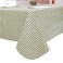 Walrus Heavy Duty Vinyl Tablecloth with Flannel Backing Waterproof OilProof Plastic Table Cloth StainResistant Wipeable Rectangle or Square Table Cover for Indoor and Outdoor Stripe 52X70 Inch