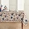 Horaldaily 4th of July Rectangular Tablecloth 60120 Inch Patriotic Memorial Day Blue Red Star Independence Day Washable Table Cover for Party Picnic Dinner Decor